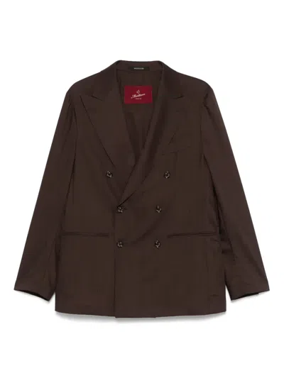 Montecore Wool Blazer In Brown