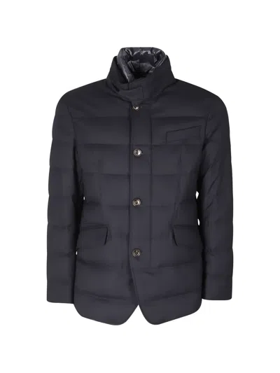 Montecore Wool High-neck Padded Jacket In Multi