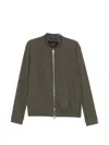 Montecore Zip-up Bomber Jacket In Green