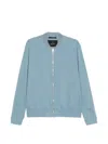 Montecore Zip-up Bomber Jacket In Blue