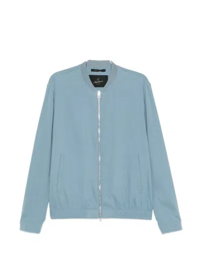 Montecore Zip-up Bomber Jacket In Blue