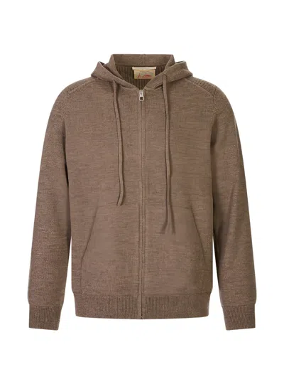 Montecore Zip-up Hoodie In Brown