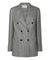 Montedoro Double-breasted Blazer In Grey