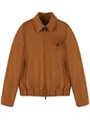 Montedoro Zip-fastening Shirt Jacket In Orange