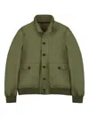 Montedoro Buttoned Cotton Jacket In Green