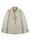Montedoro Buttoned Jacket In Neutral