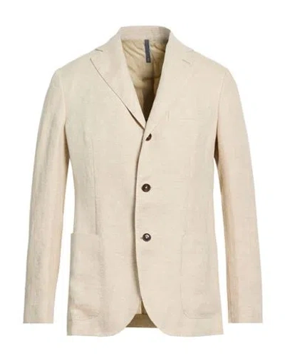 Montedoro By Slowear Man Blazer Beige Size 44 Linen In Neutral