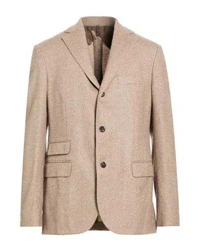 Montedoro By Slowear Man Blazer Sand Size 44 Wool, Alpaca Wool, Polyamide In Neutral