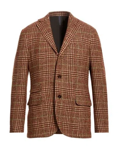 Montedoro By Slowear Man Blazer Tan Size 40 Virgin Wool, Polyamide In Brown