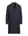 Montedoro By Slowear Man Coat Navy Size 44 Virgin Wool, Cashmere In Blue