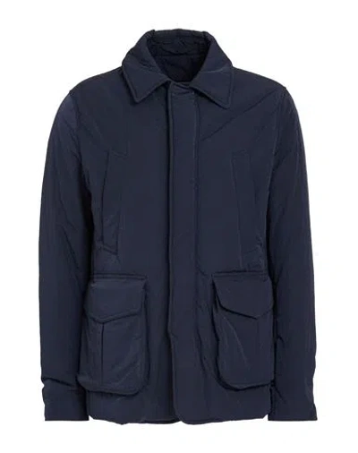 Montedoro By Slowear Man Jacket Navy Size 44 Polyamide In Blue