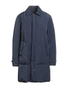 Montedoro By Slowear Man Overcoat & Trench Coat Navy Size 44 Polyamide In Blue