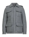 Montedoro By Slowear Man Puffer Grey Size 46 Virgin Wool In Gray