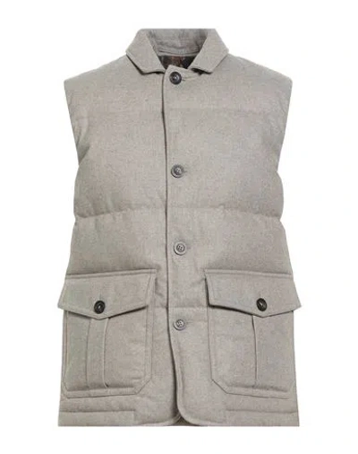 Montedoro By Slowear Man Puffer Light Grey Size 44 Virgin Wool In Gray