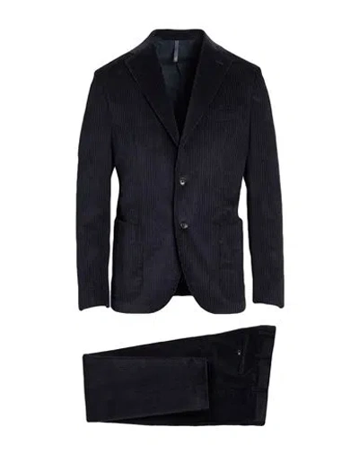 Montedoro By Slowear Man Suit Midnight Blue Size 42 Cotton, Elastane
