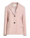 Montedoro By Slowear Woman Blazer Blush Size 6 Virgin Wool, Elastane In Multi
