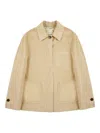 Montedoro Corduroy Blouson Jacket In Neutral