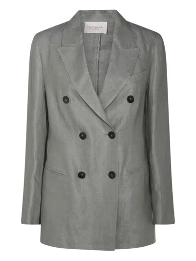 Montedoro Double-breasted Blazer In Multicolor