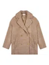 Montedoro Double-breasted Peacoat In Neutral