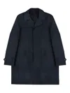 Montedoro Flap-pocket Button-up Coat In Blue
