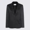 Montedoro Notched-lapel Single-breasted Blazer In Black