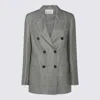 Montedoro Double-breasted Blazer In Multicolor