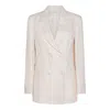 Montedoro White Linen Casual Jacket