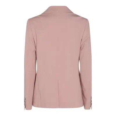 MONTEDORO MONTEDORO PINK COTTON CASUAL JACKET