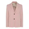 Montedoro Pink Cotton Casual Jacket