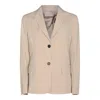 Montedoro Beige Cotton Casual Jacket