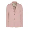 Montedoro Pink Cotton Casual Jacket