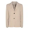 Montedoro Beige Cotton Casual Jacket