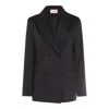 Montedoro Black Linen Casual Jacket In Black