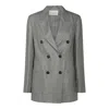 Montedoro Double-breasted Blazer In Multicolor