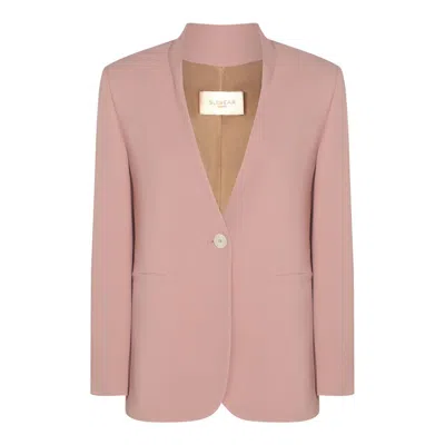 ジャケット MONTEDORO PINK COTTON CASUAL JACKET PINK COTTON CASUAL JACKET