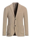 Montedoro Man Blazer Beige Size 36 Cotton