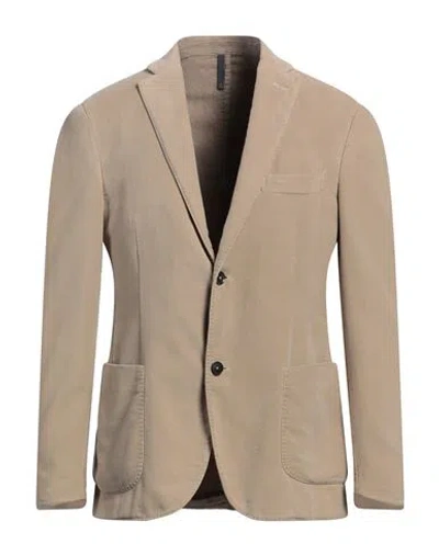 Montedoro Man Blazer Beige Size 36 Cotton In Beige