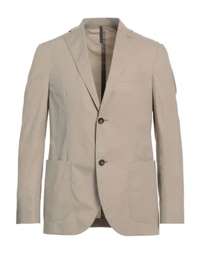 Montedoro Man Blazer Beige Size 38 Cotton, Elastane