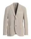 Montedoro Man Blazer Beige Size 38 Cotton, Ramie