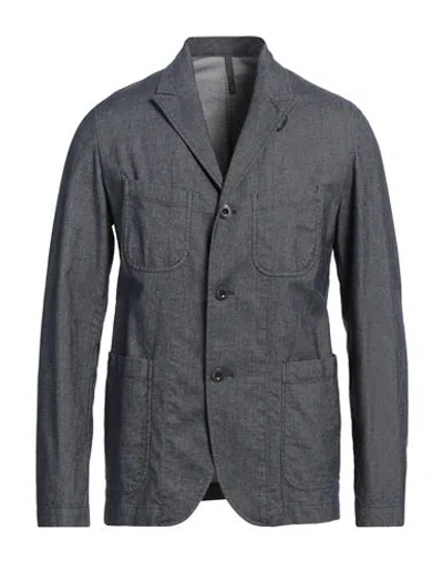 Montedoro Man Blazer Blue Size 40 Cotton, Elastane