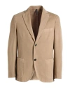 Montedoro Man Blazer Camel Size 38 Cotton, Cashmere In Beige