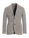 Montedoro Man Blazer Grey Size 36 Cotton