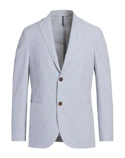 Montedoro Man Blazer Light Blue Size 36 Cotton, Elastane