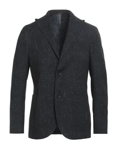 Montedoro Man Blazer Midnight Blue Size 44 Wool