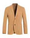 Montedoro Man Blazer Sand Size 40 Cotton, Cashmere In Neutral