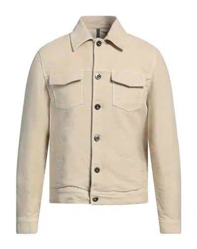 Montedoro Man Jacket Beige Size 44 Cotton In Neutral