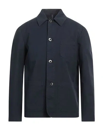 Montedoro Man Jacket Midnight Blue Size 40 Cotton, Elastane