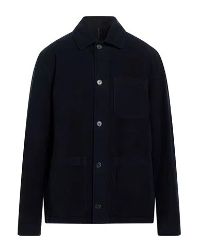 Montedoro Man Jacket Midnight Blue Size 44 Cotton