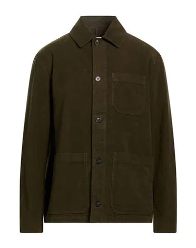 Montedoro Man Jacket Military Green Size 46 Cotton