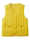 Montedoro By Slowear Man Vest Yellow Size 44 Polyamide